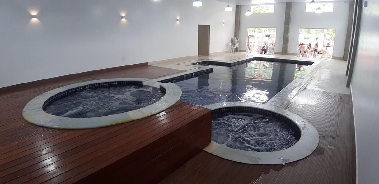 Flat Cavalinho Branco - Vista Do Lago E Piscina Aquecida Águas de Lindóia エクステリア 写真